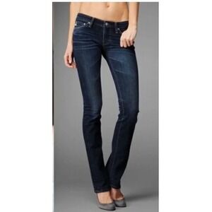 AG Adriano Goldschmied The Ballad Skinny Bootcut Jeans Dark‎ Wash